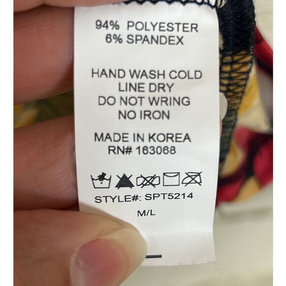 Shopin LA Women's M/L burgundy floral boho short sleeve top blouse new shirt - Picture 5 of 5